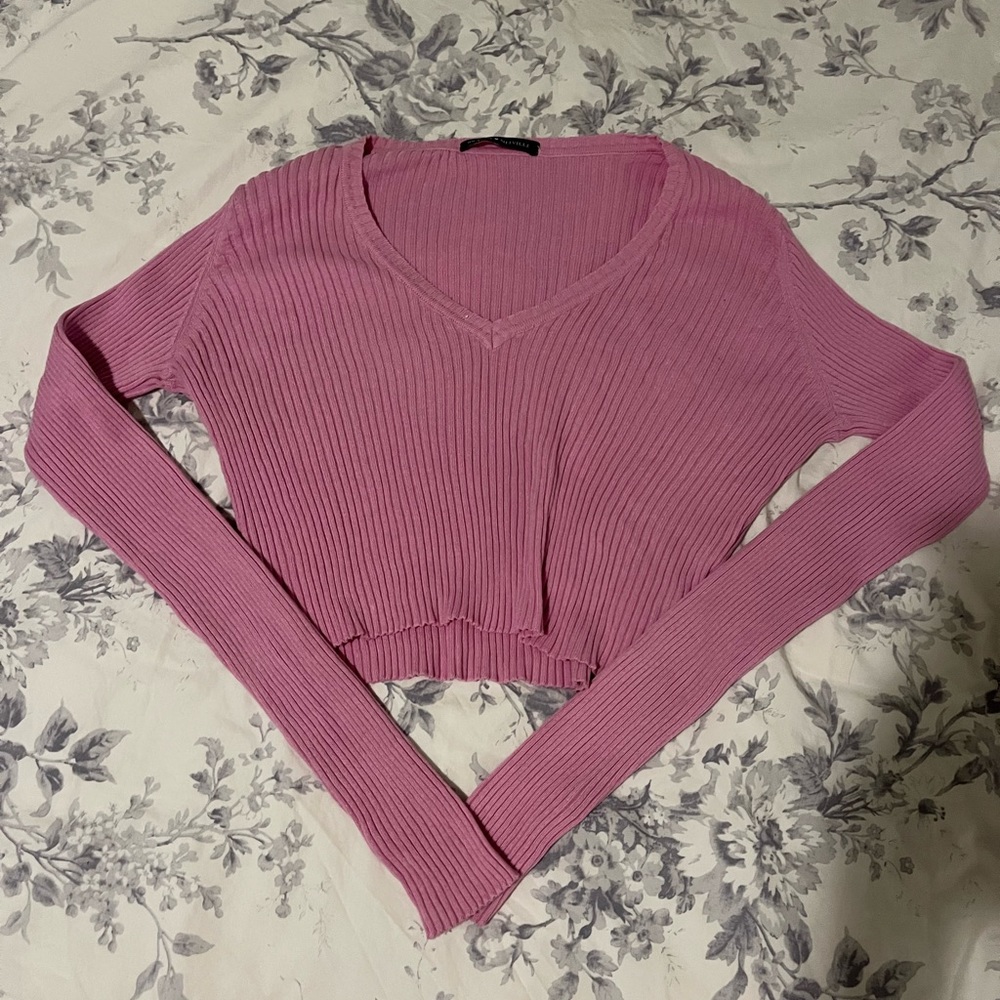 brandy melville pink long sleeve !